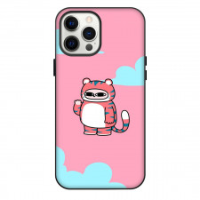 Ketnipz Phone Case For iPhone Samsung Galaxy Pixel OnePlus Vivo Xiaomi Asus Sony Motorola Nokia - Ketnipz Wear Cat Costume On Pink Background