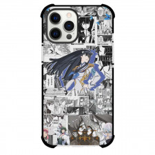 Kill La Kill Satsuki Kiryuin Phone Case For iPhone Samsung Galaxy Pixel OnePlus Vivo Xiaomi Asus Sony Motorola Nokia - Kill La Kill Satsuki Kiryuin Black And White Comic Collage Poster