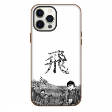Kingdom Phone Case For iPhone Samsung Galaxy Pixel OnePlus Vivo Xiaomi Asus Sony Motorola Nokia - Kingdom Characters Smiling In War Grayscale Poster