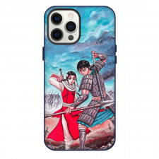 Kingdom Phone Case For iPhone Samsung Galaxy Pixel OnePlus Vivo Xiaomi Asus Sony Motorola Nokia - Ri Shin And Kyou Fighting Together
