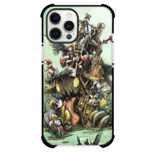Kingdom Hearts Case For iPhone Samsung Galaxy Pixel OnePlus Vivo Xiaomi Asus Sony Motorola Nokia - Characters Under the Rain Vintage Art