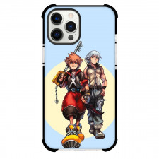 Kingdom Hearts Sora Case For iPhone Samsung Galaxy Pixel OnePlus Vivo Xiaomi Asus Sony Motorola Nokia - Sora & Riku Walking Blue Background