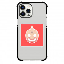 Kinikuman Phone Case For iPhone Samsung Galaxy Pixel OnePlus Vivo Xiaomi Asus Sony Motorola Nokia - Kinikuman Avatar On Red Background Square Sticker