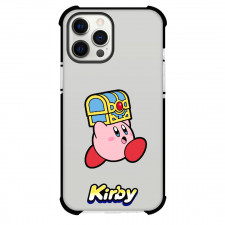 Kirby Phone Case For iPhone Samsung Galaxy Pixel OnePlus Vivo Xiaomi Asus Sony Motorola Nokia - Kirby Holding Treasure Chest Sticker