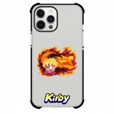 Kirby Phone Case For iPhone Samsung Galaxy Pixel OnePlus Vivo Xiaomi Asus Sony Motorola Nokia - Monster Flame Kirby Sticker