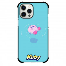 Kirby Phone Case For iPhone Samsung Galaxy Pixel OnePlus Vivo Xiaomi Asus Sony Motorola Nokia - Kirby Swimming On Blue Background