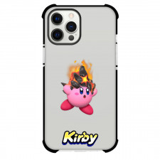 Kirby Phone Case For iPhone Samsung Galaxy Pixel OnePlus Vivo Xiaomi Asus Sony Motorola Nokia - Volcano Fire Kirby Sticker