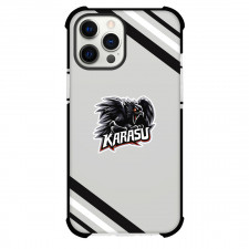 Karasu Phone Case For iPhone Samsung Galaxy Pixel OnePlus Vivo Xiaomi Asus Sony Motorola Nokia - Karasu Large Logo With Stripe