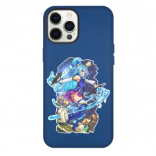 KonoSuba Aqua Case For iPhone Samsung Galaxy Pixel OnePlus Vivo Xiaomi Asus Sony Motorola Nokia - Aqua Sticker Art