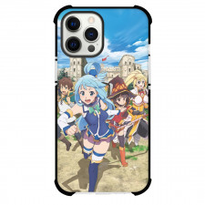 KonoSuba Case For iPhone Samsung Galaxy Pixel OnePlus Vivo Xiaomi Asus Sony Motorola Nokia - Characters Run From Castle Portrait