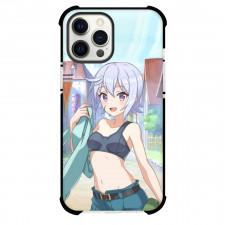 KonoSuba Chris Case For iPhone Samsung Galaxy Pixel OnePlus Vivo Xiaomi Asus Sony Motorola Nokia - Chris Hold Blue Scarf Portrait