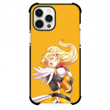 KonoSuba Darkness Case For iPhone Samsung Galaxy Pixel OnePlus Vivo Xiaomi Asus Sony Motorola Nokia - Darkness Minimalist Yellow Background