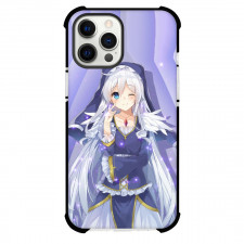 KonoSuba Eris Case For iPhone Samsung Galaxy Pixel OnePlus Vivo Xiaomi Asus Sony Motorola Nokia - Eris Winked Violet Pattern Background