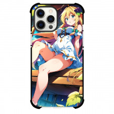 KonoSuba Iris Stylish Case For iPhone Samsung Galaxy Pixel OnePlus Vivo Xiaomi Asus Sony Motorola Nokia - Iris Stylish Sit At Wood Cabin