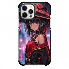 KonoSuba Megumin Case For iPhone Samsung Galaxy Pixel OnePlus Vivo Xiaomi Asus Sony Motorola Nokia - Megumin Fierced At Rain Illustration