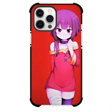 KonoSuba Megumin Case For iPhone Samsung Galaxy Pixel OnePlus Vivo Xiaomi Asus Sony Motorola Nokia - Megumin Violet Hair Red Background