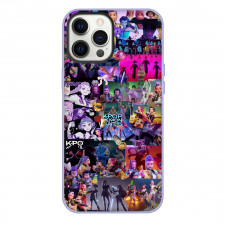 K-Pop Demon Hunters Phone Case For iPhone Samsung Galaxy Pixel OnePlus Vivo Xiaomi Asus Sony Motorola Nokia - Character Collage Cartoon K-Pop Demon Hunters