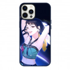 K-Pop Demon Hunters Zoey Phone Case For iPhone Samsung Galaxy Pixel OnePlus Vivo Xiaomi Asus Sony Motorola Nokia - Avatar Side Portrait Illustration Art Glow