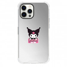 Sanrio kuromi Phone Case For iPhone Samsung Galaxy Pixel OnePlus Vivo Xiaomi Asus Sony Motorola Nokia - kuromi Holding Logo Sticker