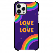 LGBTQ Pride Month Phone Case For iPhone Samsung Galaxy Pixel OnePlus Vivo Xiaomi Asus Sony Motorola Nokia - LGBTQ Pride Love is Love Sign