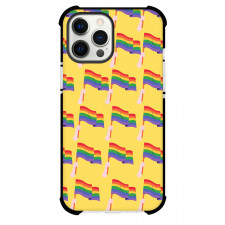 LGBTQ Pride Month Phone Case For iPhone Samsung Galaxy Pixel OnePlus Vivo Xiaomi Asus Sony Motorola Nokia - LGBTQ Pride People Holding Flags