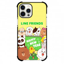 LINE Friends Phone Case For iPhone Samsung Galaxy Pixel OnePlus Vivo Xiaomi Asus Sony Motorola Nokia - LINE Friends New Year Poster