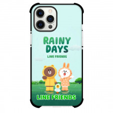 LINE Friends Phone Case For iPhone Samsung Galaxy Pixel OnePlus Vivo Xiaomi Asus Sony Motorola Nokia - LINE Friends Rainy Day Poster