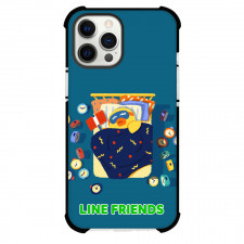 LINE Friends Sally Phone Case For iPhone Samsung Galaxy Pixel OnePlus Vivo Xiaomi Asus Sony Motorola Nokia - Sally Sleeping On Bed Blue Background