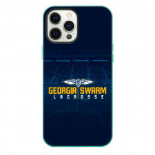 Georgia Swarm Phone Case For iPhone Samsung Galaxy Pixel OnePlus Vivo Xiaomi Asus Sony Motorola Nokia - Logo Blu Stadium Background