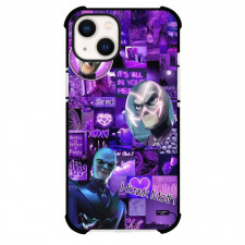 Miraculous Ladybug Hawk Moth Phone Case For iPhone Samsung Galaxy Pixel OnePlus Vivo Xiaomi Asus Sony Motorola Nokia - Miraculous Ladybug Hawk Moth Purple Neon Effect Collage Poster