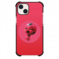 Miraculous Ladybug Tikki Phone Case For iPhone Samsung Galaxy Pixel OnePlus Vivo Xiaomi Asus Sony Motorola Nokia - Miraculous Ladybug Tikki Laughing On Red Background