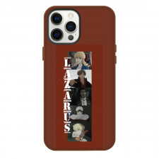 Lazarus Phone Case For iPhone Samsung Galaxy Pixel OnePlus Vivo Xiaomi Asus Sony Motorola Nokia - Characters Portrait Collage In Brown Background