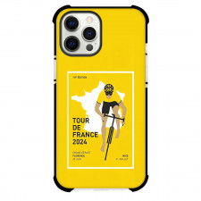 Le Tour De France Phone Case For iPhone Samsung Galaxy Pixel OnePlus Vivo Xiaomi Asus Sony Motorola Nokia - Le Tour De France 2024 111th Edition Grand Depart Florence Minimalist Art Yellow Background