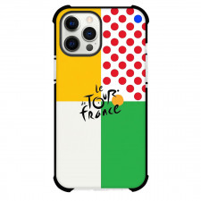 Le Tour De France Phone Case For iPhone Samsung Galaxy Pixel OnePlus Vivo Xiaomi Asus Sony Motorola Nokia - Le Tour De France Logo On Four Leader Jerseys Minimal Flat Vector Illustration Poster