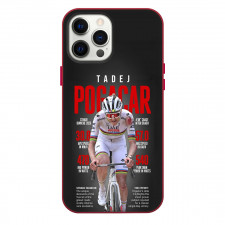 Le Tour De France Tadej Pogacar Phone Case For iPhone Samsung Galaxy Pixel OnePlus Vivo Xiaomi Asus Sony Motorola Nokia - Tadej Pogacar Strade Bianche 2025 Performance Data Poster