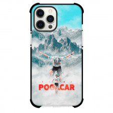 Le Tour De France Tadej Pogacar Phone Case For iPhone Samsung Galaxy Pixel OnePlus Vivo Xiaomi Asus Sony Motorola Nokia - Tadej Pogacar Winning Celebration On Mountain Background