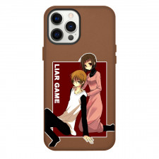 Liar Game Phone Case For iPhone Samsung Galaxy Pixel OnePlus Vivo Xiaomi Asus Sony Motorola Nokia - Kanzaki Nao And Akiyama Shinichi Massage Portrait Sticker
