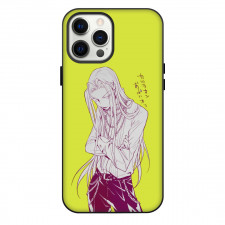 Liar Game Yokoya Norihiko Phone Case For iPhone Samsung Galaxy Pixel OnePlus Vivo Xiaomi Asus Sony Motorola Nokia - Yokoya Norihiko Fierce Portrait On Yellow Background