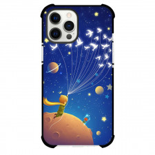 Little Prince Phone Case For iPhone Samsung Galaxy Pixel OnePlus Vivo Xiaomi Asus Sony Motorola Nokia - The Little Prince Tying Birds Illustration