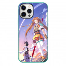 The Legend of Heroes Trails In The Sky Phone Case For iPhone Samsung Galaxy Pixel OnePlus Vivo Xiaomi Asus Sony Motorola Nokia - Estelle Bright And Joshua Bright Looking Sky Portrait
