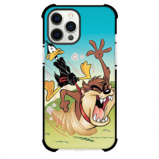 Looney Tunes Daffy Duck Phone Case For iPhone Samsung Galaxy Pixel OnePlus Vivo Xiaomi Asus Sony Motorola Nokia - Daffy Duck and Tasmanian Devil