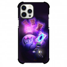 Luigi's Mansion Case For iPhone Samsung Galaxy Pixel OnePlus Vivo Xiaomi Asus Sony Motorola Nokia - Luigi & King Boo Mario and Princess Card