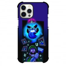 Luigi's Mansion Case For iPhone Samsung Galaxy Pixel OnePlus Vivo Xiaomi Asus Sony Motorola Nokia - Luigi & King Boo Scared Ghosts Background