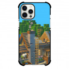 Minecraft Alex Phone Case For iPhone Samsung Galaxy Pixel OnePlus Vivo Xiaomi Asus Sony Motorola Nokia - Alex Building A House