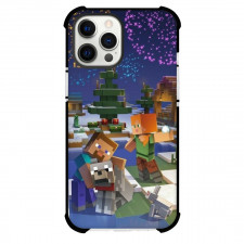 Minecraft Phone Case For iPhone Samsung Galaxy Pixel OnePlus Vivo Xiaomi Asus Sony Motorola Nokia - Characters Christmas Poster