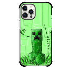 Minecraft Creeper Phone Case For iPhone Samsung Galaxy Pixel OnePlus Vivo Xiaomi Asus Sony Motorola Nokia - Creeper Portrait Cartoon Art
