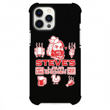 Minecraft Lava Chicken Phone Case For iPhone Samsung Galaxy Pixel OnePlus Vivo Xiaomi Asus Sony Motorola Nokia - Minecraft Lava Chicken Steves Sticker On Black Background