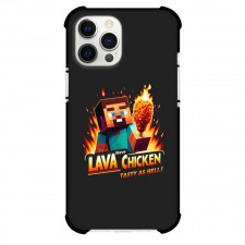Minecraft Lava Chicken Phone Case For iPhone Samsung Galaxy Pixel OnePlus Vivo Xiaomi Asus Sony Motorola Nokia - Minecraft Lava Chicken Tasty As Hell Poster