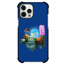 Minecraft Phone Case For iPhone Samsung Galaxy Pixel OnePlus Vivo Xiaomi Asus Sony Motorola Nokia - Minecraft Legends Mobs In Blue Background