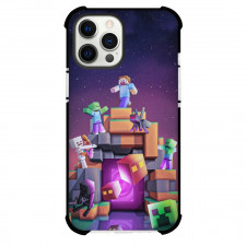 Minecraft Steve Phone Case For iPhone Samsung Galaxy Pixel OnePlus Vivo Xiaomi Asus Sony Motorola Nokia - Steve Mobs Portal 3d Art